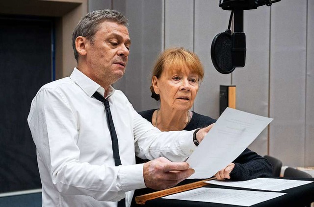 In den Rollen von Sohn und Mutter: Sylvester Groth und Jutta Hoffmann  | Foto: SWR Bjrn Pados