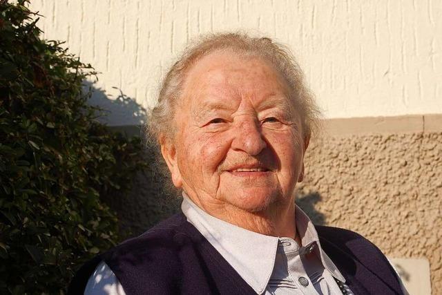 Agnes Haag aus Oberschopfheim feiert ihren 90. Geburtstag