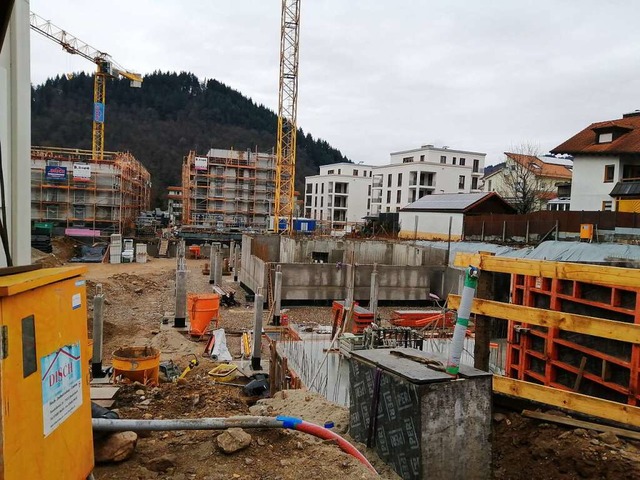 Zehn Huser mit insgesamt 96 Wohnungen...cher Strae/Papiergssle in Waldkirch.  | Foto: Sylvia Sredniawa