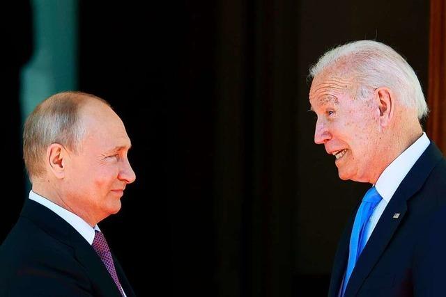 Biden und Putin drohen sich im Ukraine-Konflikt gegenseitig