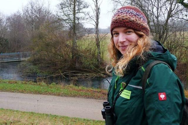 Mit Rangerin Cosima Zeller auf Streifzug durch das Naturschutzgebiet Taubergieen