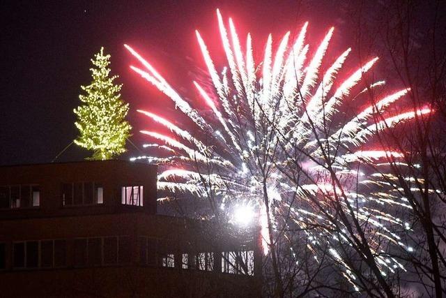 Feuerwerkskrper entzndet Laub und Unrat im Schlossbergbunker