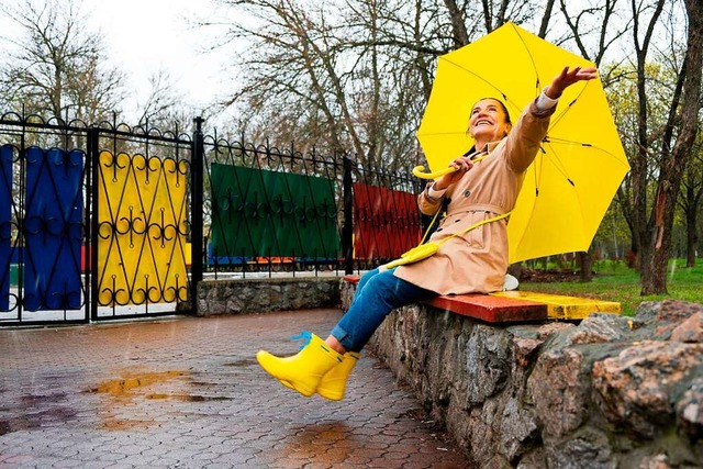 Hört es etwa auf zu regnen? Zuversichtliche Menschen sind da oft guter Dinge. | Foto: irissca (stock.adobe.com) Hört es etwa auf zu regnen? Zuversichtliche Menschen sind da oft guter Dinge. | Foto: irissca (stock.adobe.com)