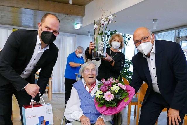 Rosalie Mucha-Burtik feiert in Waldkirch den 105. Geburtstag