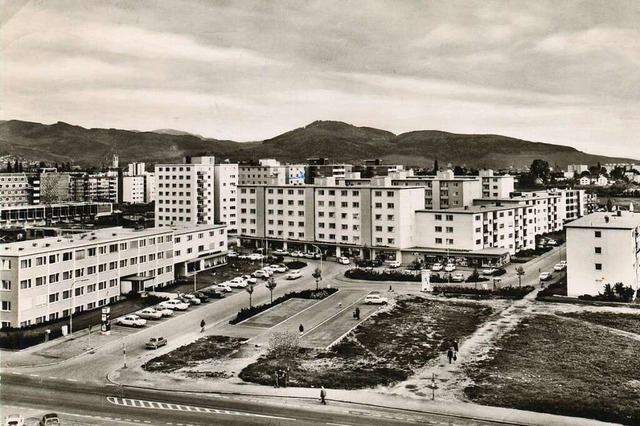 Die Aufnahme von der Einmndung der St...dgauallee 15 gab es damals noch nicht.  | Foto: Archiv Hans-Jrgen Oehler