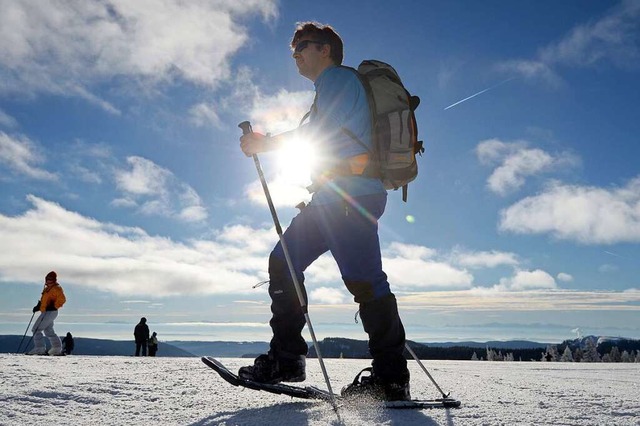 Schneeschuhwandern ist bei nahezu jeder Wetterlage mglich.  | Foto: Patrick Seeger