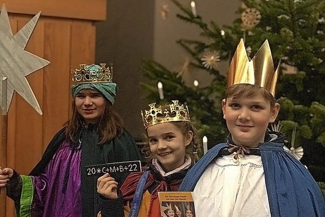 Sternsinger sammeln fr Kinder in Not