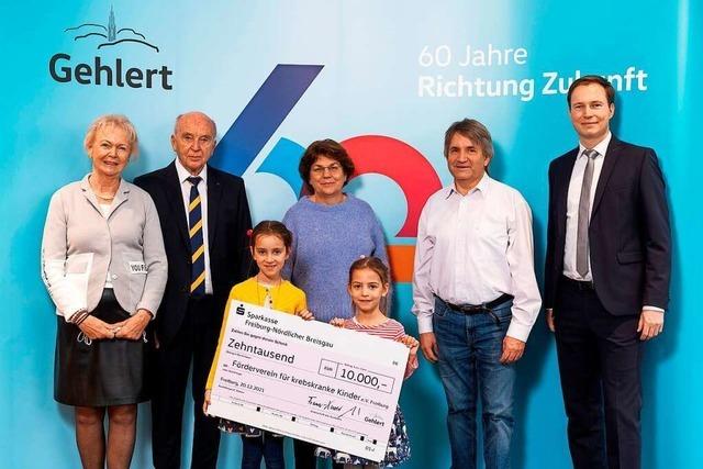 Freiburger Autohaus sammelt 10.000 Euro für krebskranke Kinder