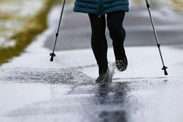 Tauender Schnee, steigende Pegelstnde - aber keine kritische Lage