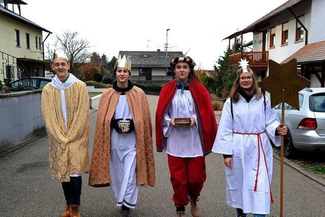 In Corona-Zeiten drfen die Sternsinger nicht ins Haus