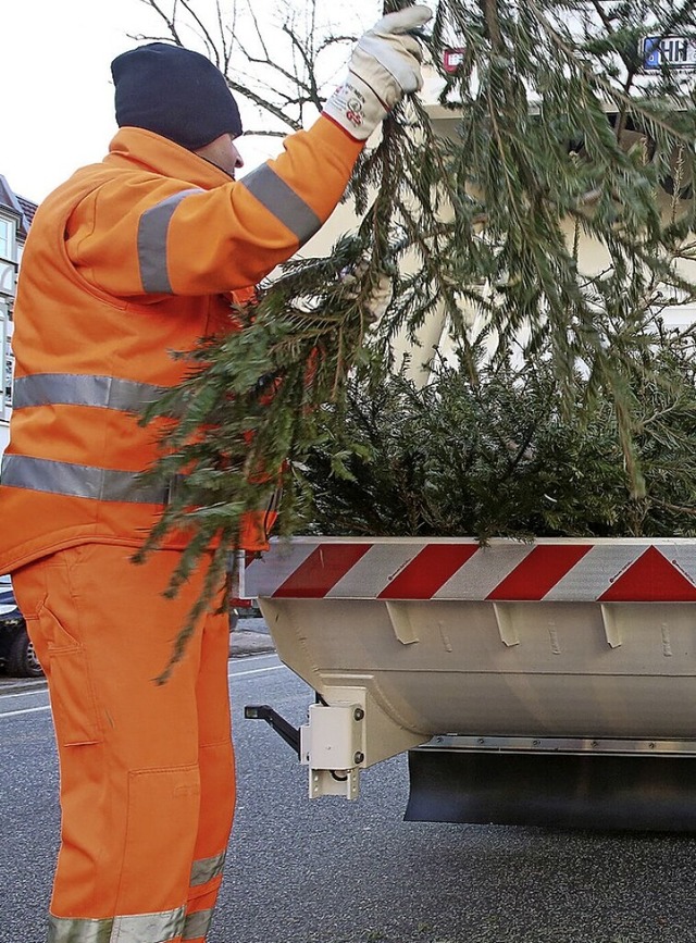 Die Zeit fr Christbume ist vorbei.  | Foto: Bodo Marks