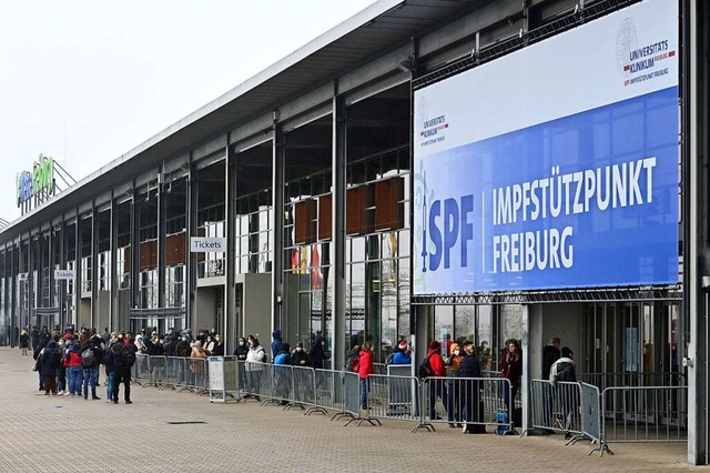 Rund  60.000 Impfungen wurden im verga...Freiburger Impfsttzpunkt verabreicht.  | Foto: Thomas Kunz