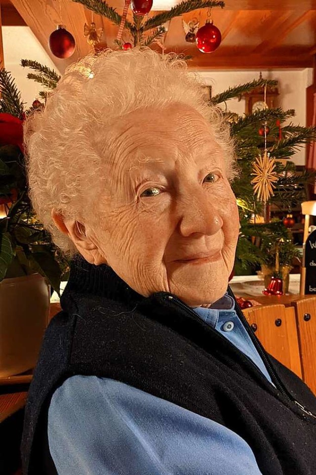 Irma Wasmer feiert ihren 95. Geburtstag.  | Foto: Gasthaus-Hotel Lawine in Todtnau-Fahl