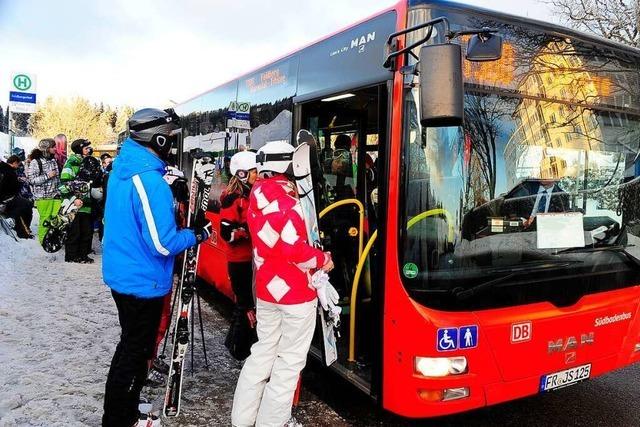 Die Busfahrt von Todtnau nach Feldberg ist nicht mehr im Ski-Pass enthalten