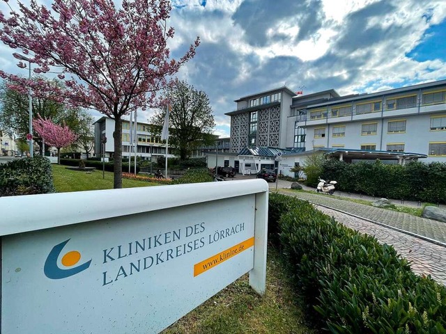 Das Haupthaus der Kreiskliniken in Lrrach  | Foto: Barbara Ruda