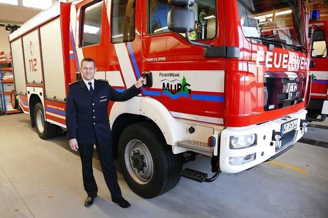 Feuerwehr-Kommandant Stefan Frle gibt sein Amt ab