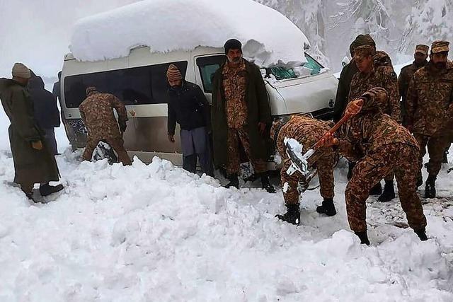 22 Tote bei Wintereinbruch in Pakistan