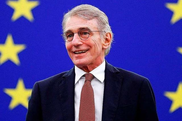 EU-Parlamentspräsident Sassoli war ein freundlicher Kämpfer