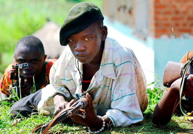 Kindersoldaten im Kongo.  | Foto: Spter festlegen...