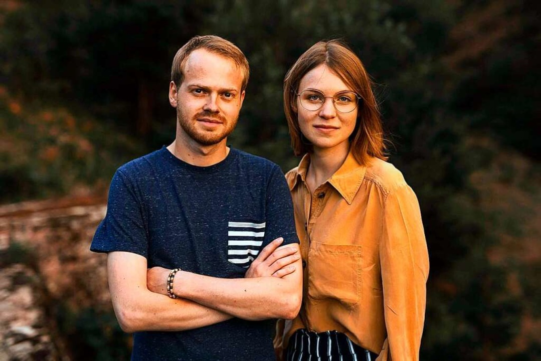 Felix Birsner und Julia Lauber vom Elektropop-Duo Willman  | Foto: Willmann