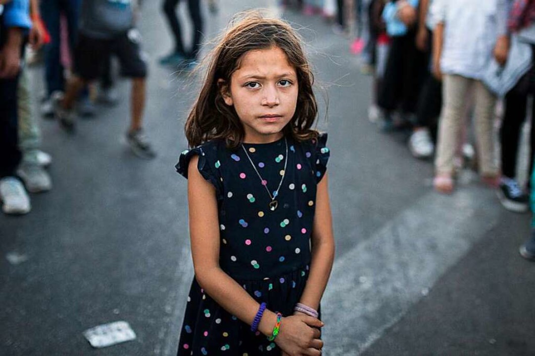 Mit dem Zuzug weiterer Flchtlinge, da... auch Kinder, rechnet das Landratsamt.  | Foto: Socrates Baltagiannis (dpa)