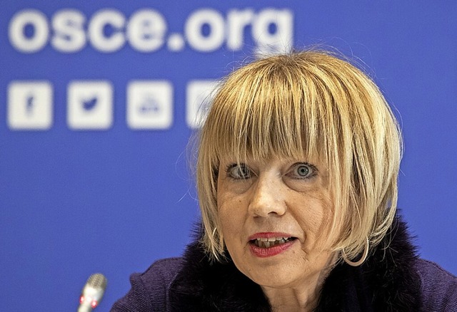 Helga  Schmid, Generalsekretrin der OSZE  | Foto: Lisa Leutner (dpa)