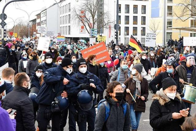 Freiburg erwartet ein weiteres Wochenende großer Corona-Demonstrationen