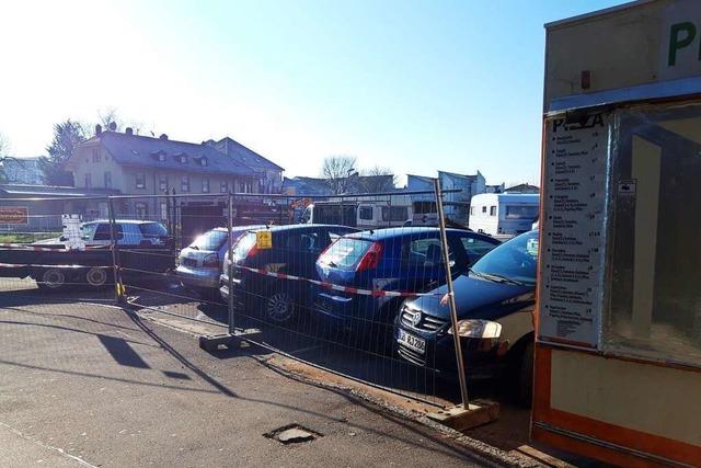 Gelnde an der Gterstrae in Rheinfelden wurde an Gebrauchtwagenhndler vermietet