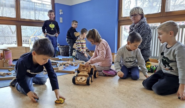 Auch der Kindergarten in Wies mit sein... Steinebrunner erhielt das Gtesiegel.  | Foto: Gerald Nill