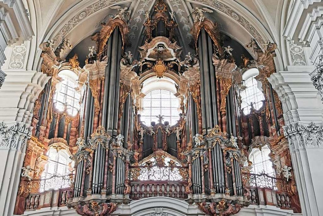 Größte und bedeutendste Barockorgel Sü... Hauptorgel der Basilika in Weingarten  | Foto: Rolf Müller