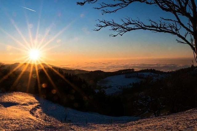 Winterlandschaft in der Region Freiburg