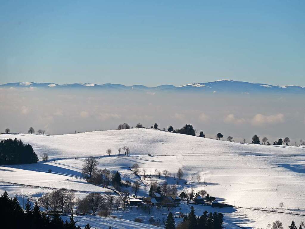 Winterlandschaft in der Region Freiburg