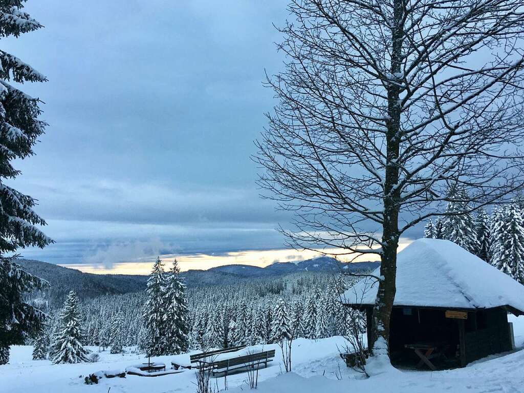 Winterlandschaft in der Region Freiburg