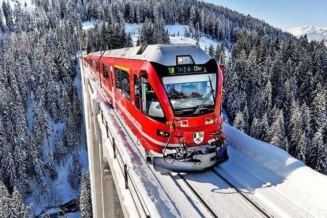 Von Chur nach Arosa mit der Bergbahn: 