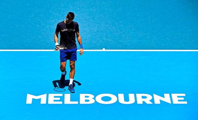 In den vergangenen Tagen war die Numme...n Melbourne Normalitt zu suggerieren.  | Foto: WILLIAM WEST (AFP)