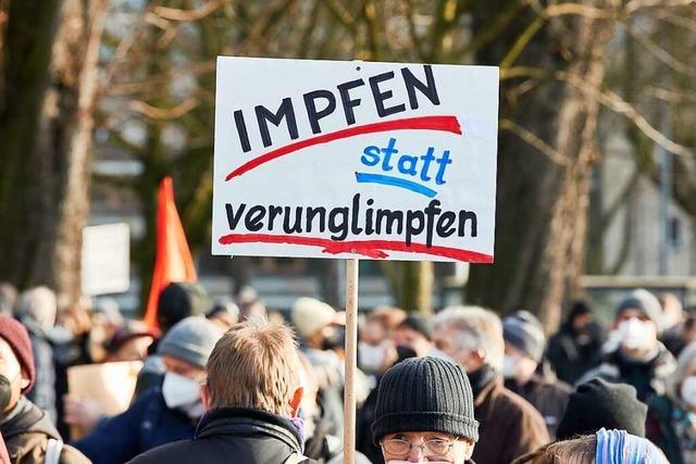Querdenker wollen sich in Schopfheim unter Demokratie-Demo mischen