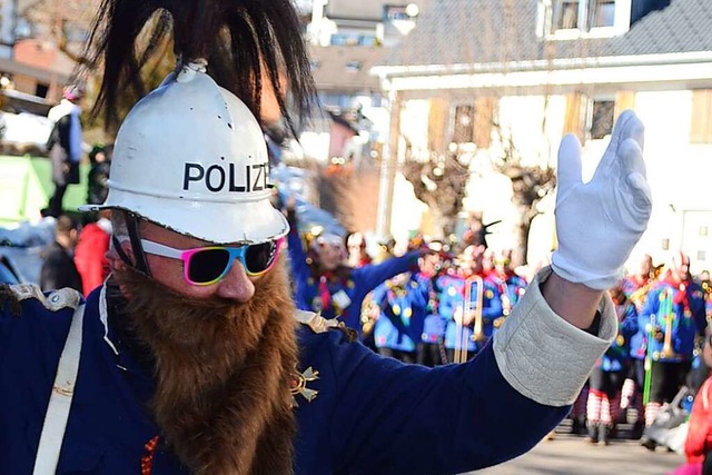 Narrenpolizist macht ernst. (Archivbild)  | Foto: Liane Schilling