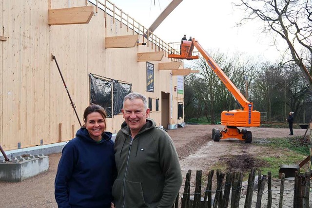 Sylvia und Frank Hinterseh erweitern i...onssttte fr Back- und Konditorwaren.  | Foto: Christine Weirich