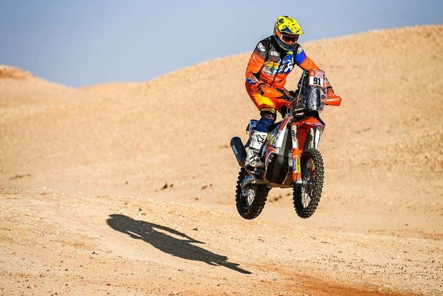 Mike Wiedemann unterwegs in der Wste ...audi Arabien bei der Rallye Dakar 2022  | Foto: Cristiano Barni