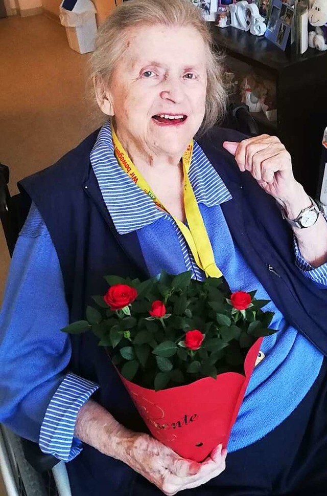 Rosa Grubauer wird 90 Jahre alt.  | Foto: Ingeborg Grubauer-Kammerer