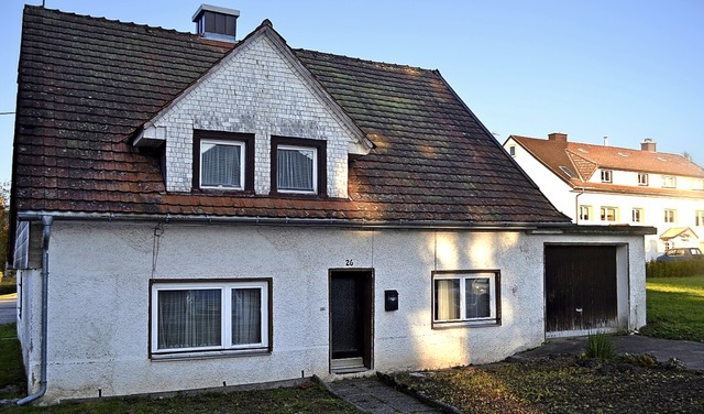Das frhere Haus Godau neben dem Ratha...rentwicklung mit 50200 Euro gefrdert.  | Foto: Liane Schilling