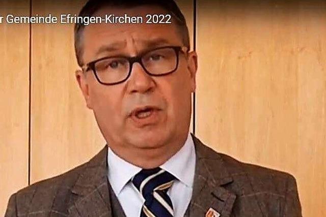 Brgermeister Schmid will bei der Wahl in Efringen-Kirchen wieder antreten