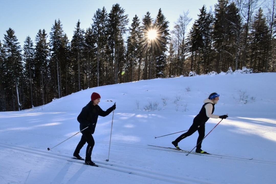 Langlaufen ist der neue Wintersporttrend.  | Foto: Kathrin Blum