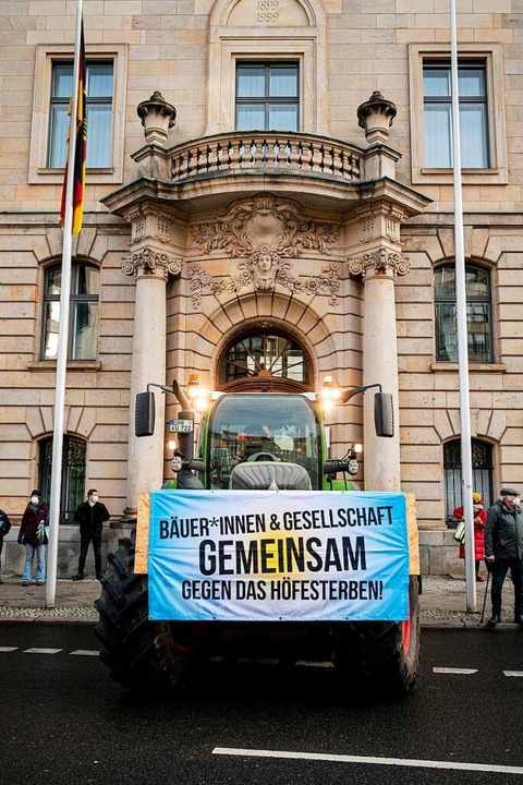 Das Bndnis tritt unter anderem fr be...rere Preise in der Landwirtschaft ein.  | Foto: Fabian Sommer (dpa)