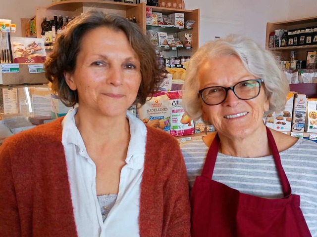 Andrea Ganter und ihre Mutter Gertrud  | Foto: Katja Ruhardt