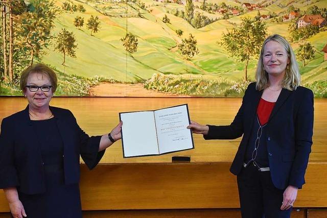 Bundesverdienstkreuz fr Freimter Brgermeisterin Hannelore Reinbold-Mench