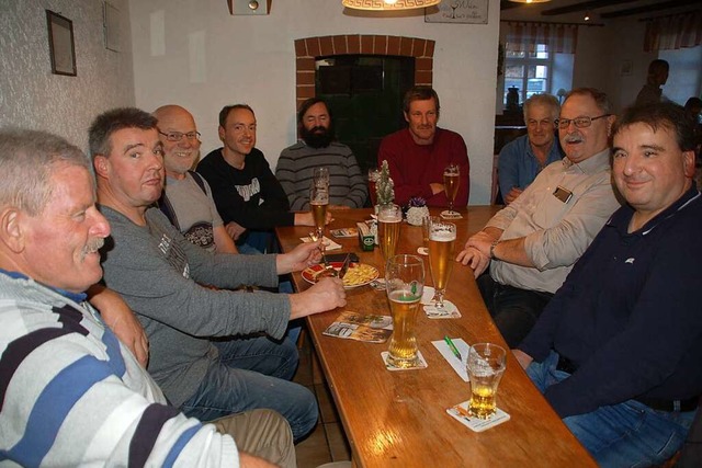 An dem Stammtisch in Nordschwaben tref... es diesen Treffpunkt noch lange gibt.  | Foto: Petra Wunderle