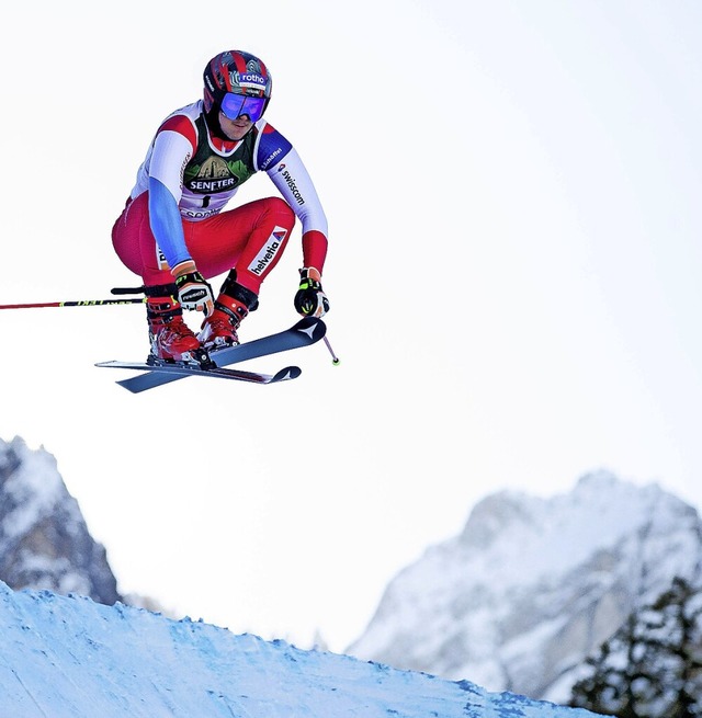 Hoch hinaus, aber vermutlich nicht bei...king am Start: Skicrosser Tobias Baur   | Foto: GEPA pictures/ Daniel Goetzhaber via www.imago-images.de