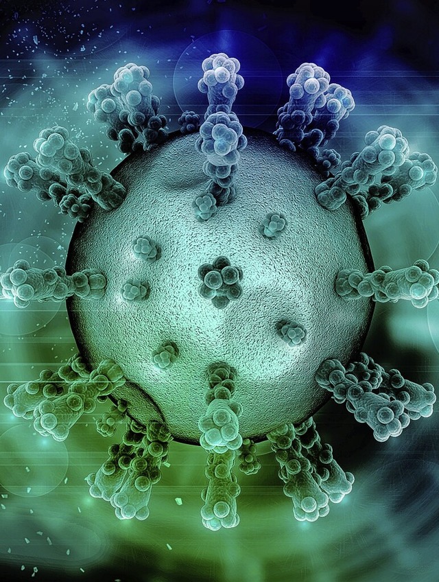 Die Omikron-Variante des Coronavirus als Illustration  | Foto: jijomathai - stock.adobe.com