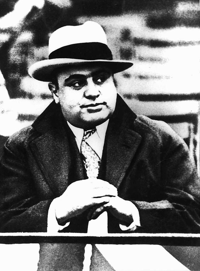 Al Capone galt in den 1920er- und 1930...der berchtigtsten Verbrecher der USA.  | Foto: UPI (dpa)